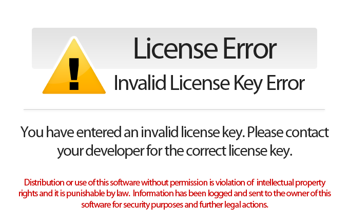 License error!